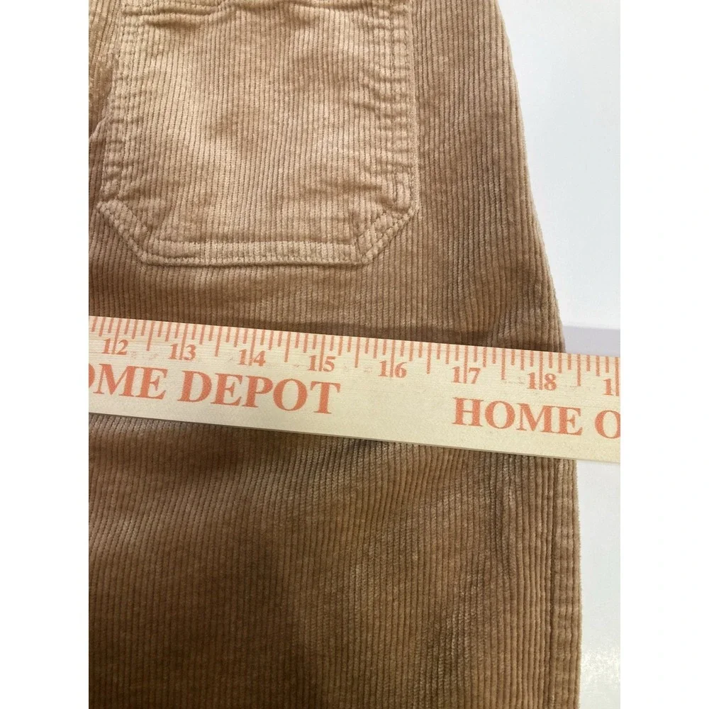 Anthropologie‎ Colette SP Skirt Maeve Corduroy Maxi Mustard Brown Boho Grunge